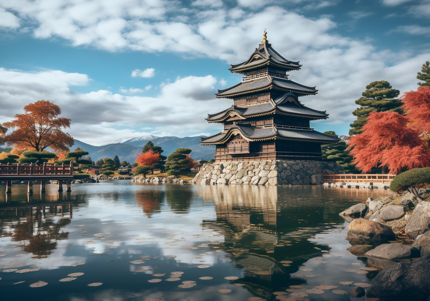 Japanese Pagoda Temple