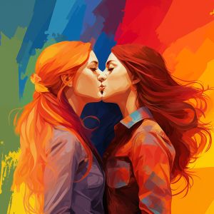 LGBT Lesbian Couple
